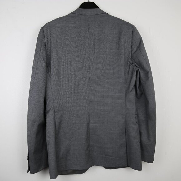 Z Zegna Tailored Wool Fully Lined Men's Grey Blazer Drop 8 Size 8-50L - Picture 6 of 9